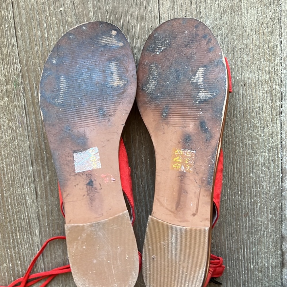 EUC Madewell Bridget Lace-Up Sandal - Picture 10 of 12